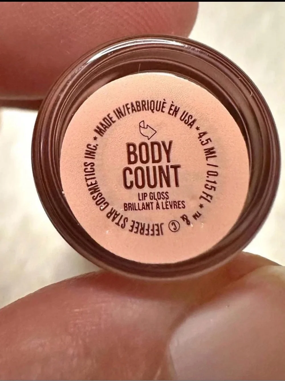 Jeffree Star Lip Gloss in Nude Body Count